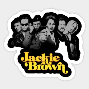 90s Jackie Brown Movie Sticker